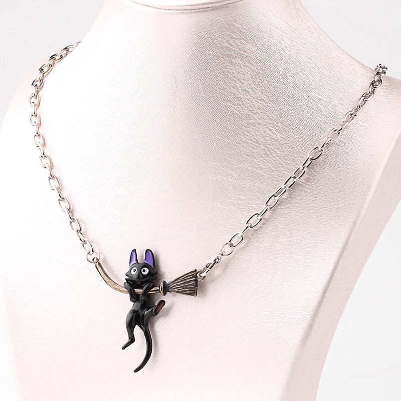 Kalung Rantai dengan Liontin Studio Ghibli Kiki's Delivery Service jiji