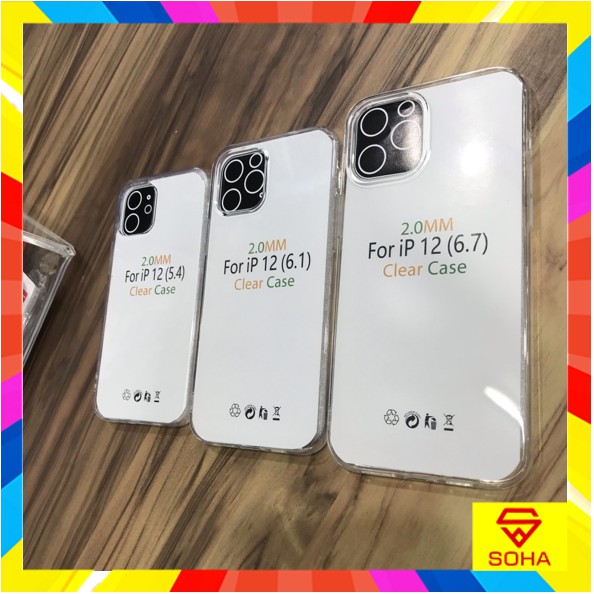 TPU HD Iphone 12 Pro 6.1 Softshell Bening - Silikon Case - Back Case - Back Cover