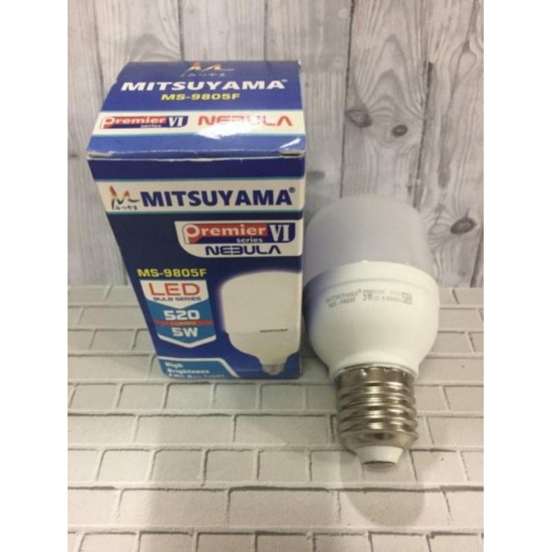 Mitsuyama Bohlam Lampu 5Watt 10Watt 15Watt 20Watt 30Watt 40Watt 50Wat / Bohlam Premier Series NEBULA