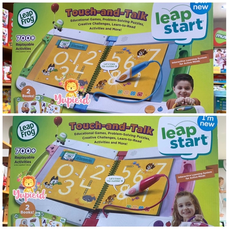 leapfrog leapstart touch and talk learning bundle tablet / mainan tablet anak