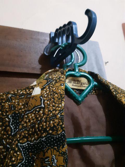 Gantungan Pengait Hanger Pintu 5 Slot Lubang Tanpa Paku