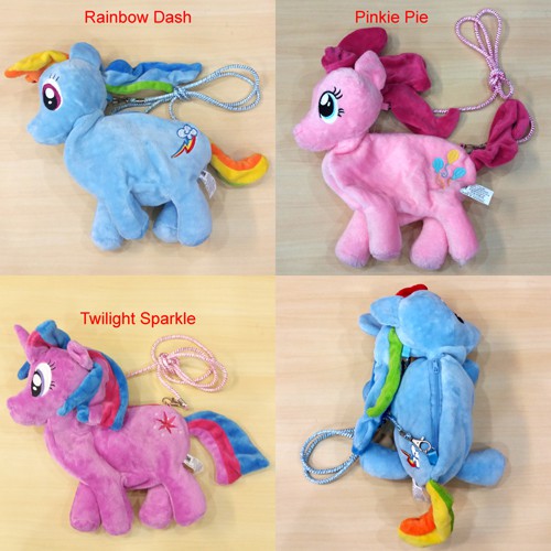 Tas Boneka Selempang Slempang Anak Cewek Kuda Pony Poni Kecil Unicorn