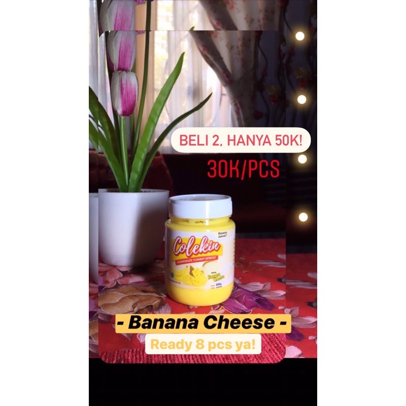 

Selai Colekin Banana Cheese 200 gr