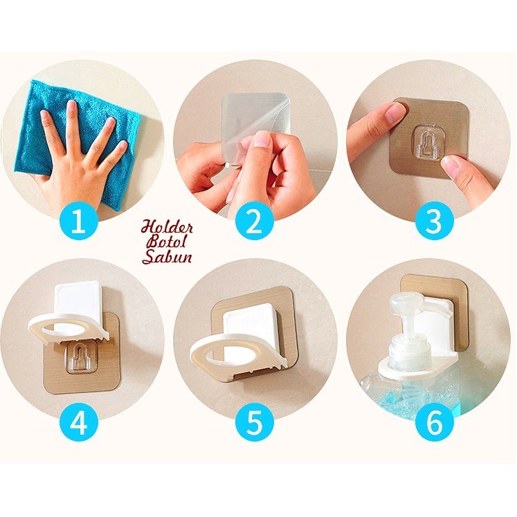 MH - HOLDER BOTOL SABUN - GANTUNGAN BOTOL SABUN - RAK SHAMPOO GANTUNG