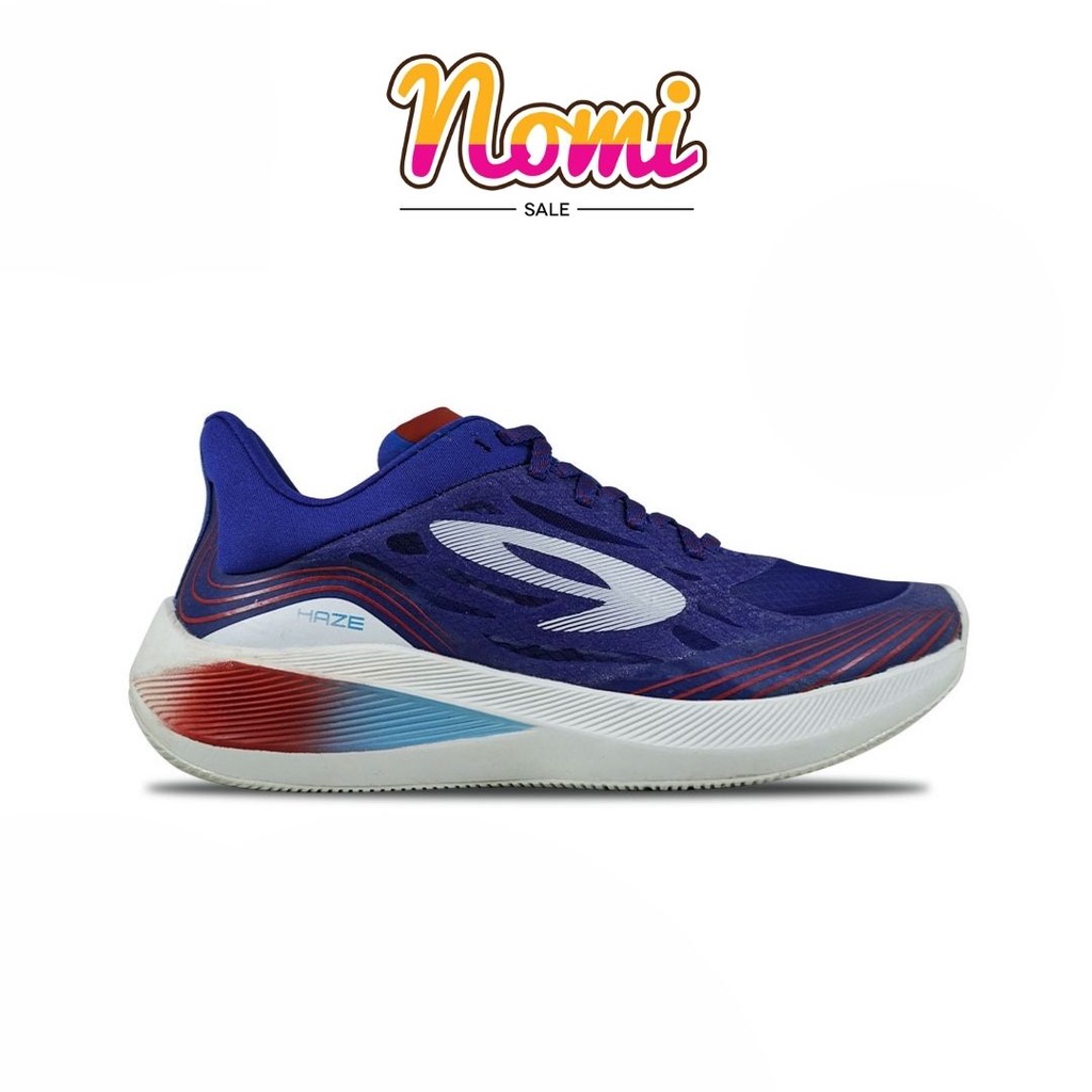 910 Nineten Haze Vision Sepatu Lari - BIRU/MERAH/PUTIH