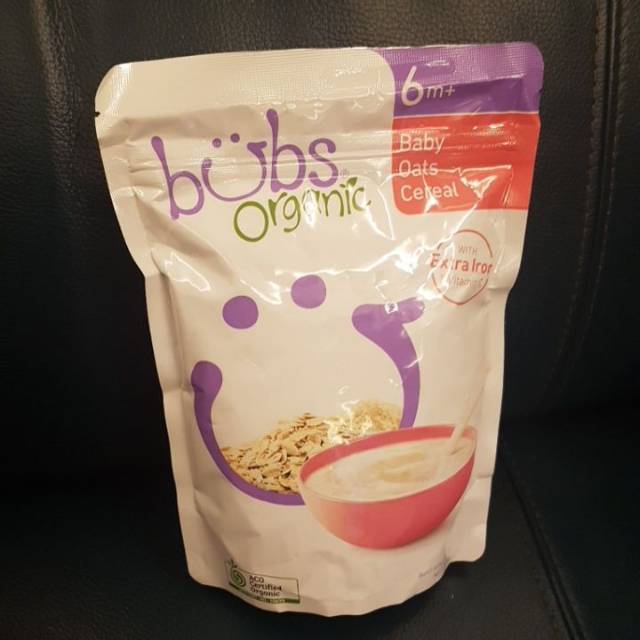 bubs organic oats cereal