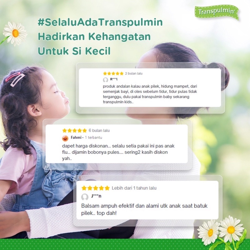 Balsam Anak Transpulmin Kids Atasi Pilek Batuk Hidung Tersumbat 20gr