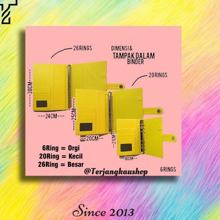

Super Promo BIA Binder POLOS BESAR 26 RING Ketas B5 / Binder Sekolah Kuliah Kerja PW Best Sellerー