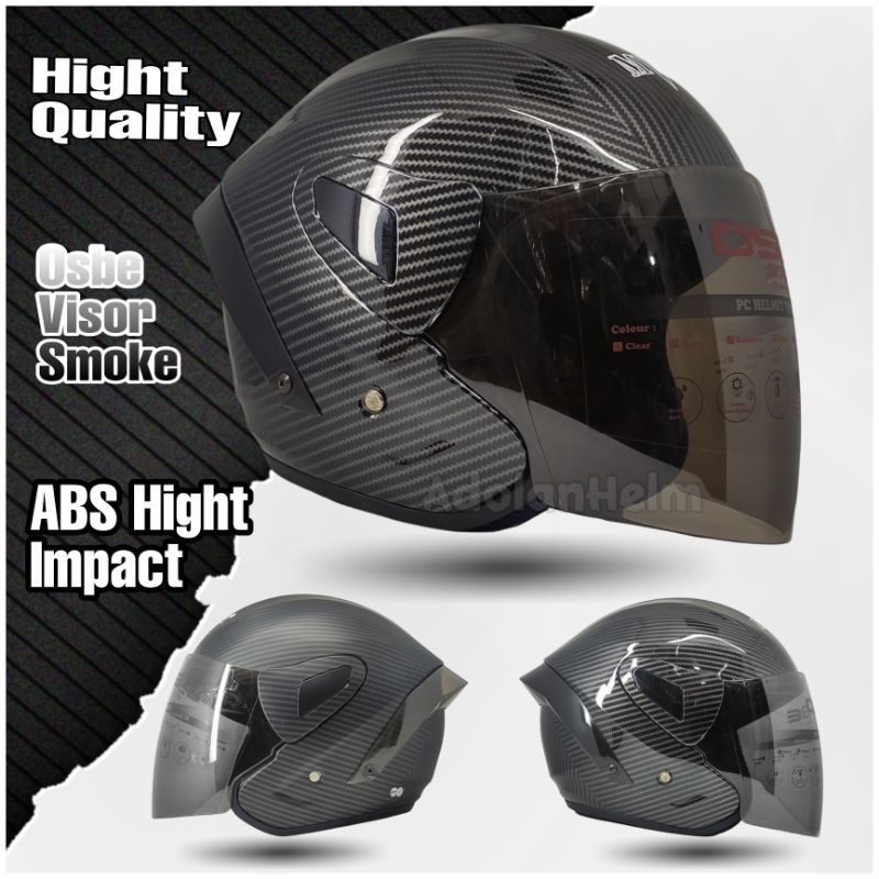 Helm Halface Motor SNI Mv Star Windstail Motif Carbon