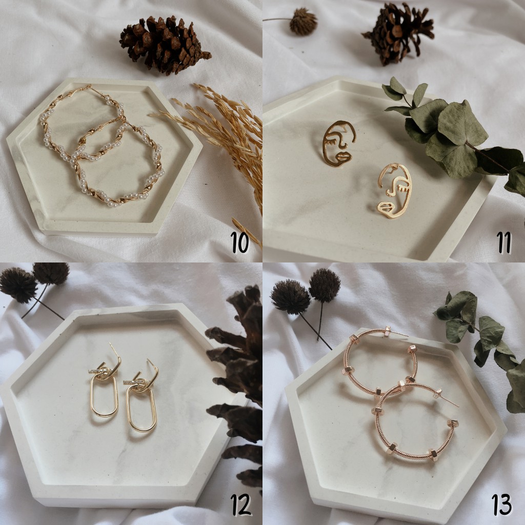 Alessia Earrings / Anting Wanita Aksesoris Wanita Anting Panjang