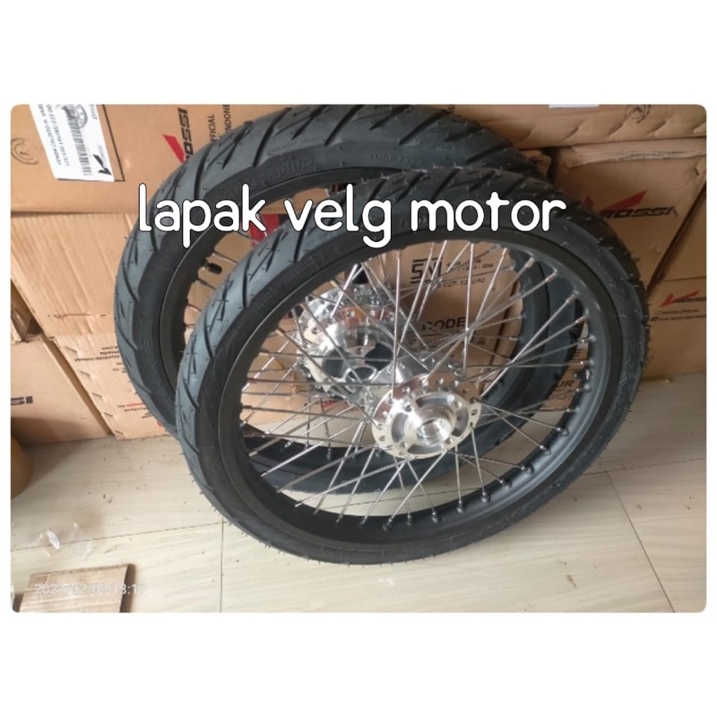 velg rx King tapak lebar uk 215/250 ring 17 plus ban
