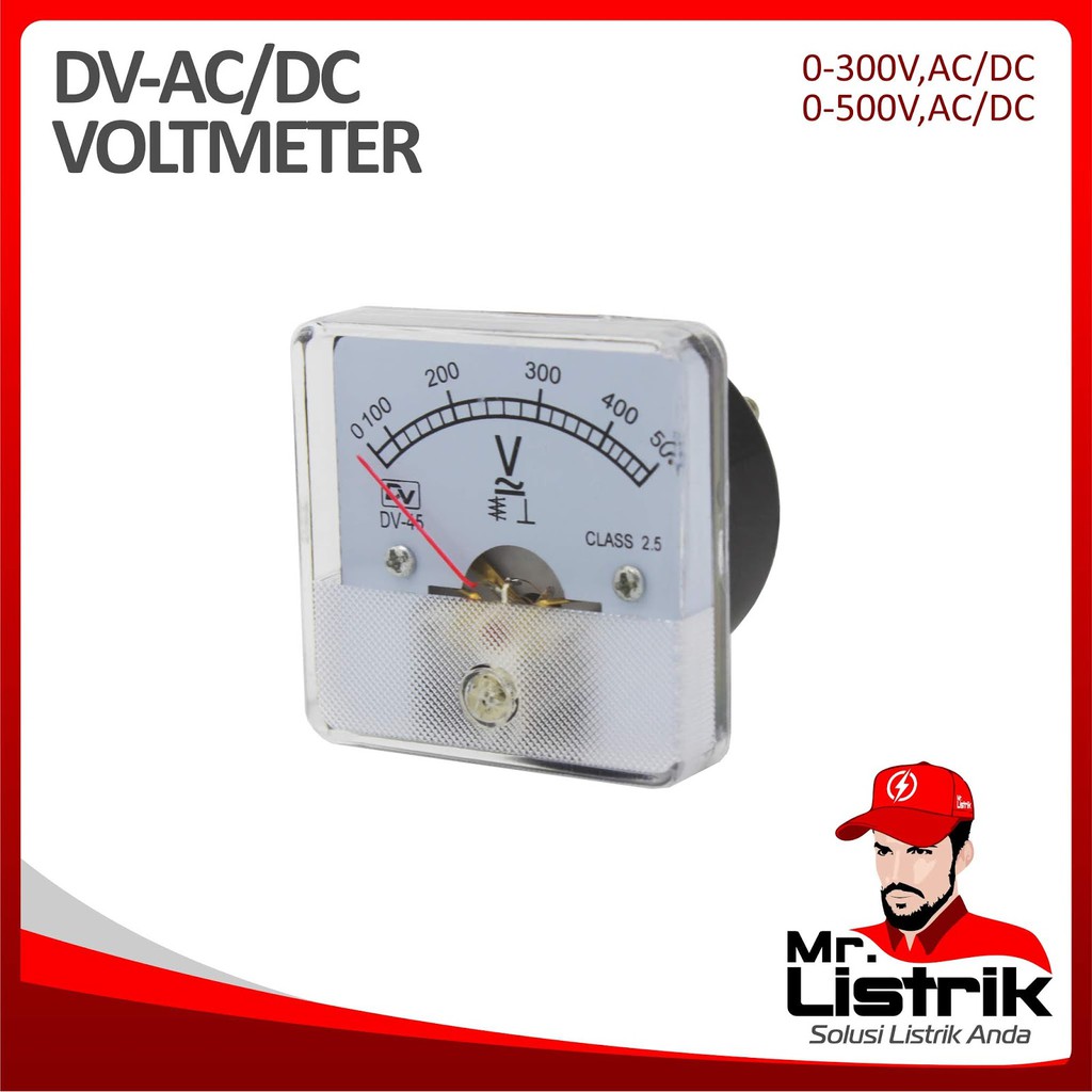 AC/DC VOLTMETER DV-52V 0-300V