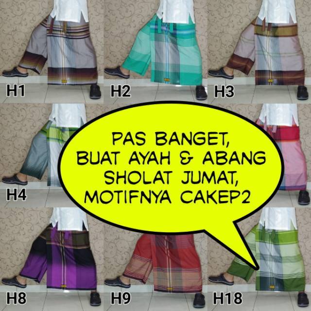 MOTIF KOTAK SARUNG CELANA DEWASA WADIMOR SARUNG SHOLAT MUSLIM, Wadimor ORIGINAL CELANA SARUNG INSTAN
