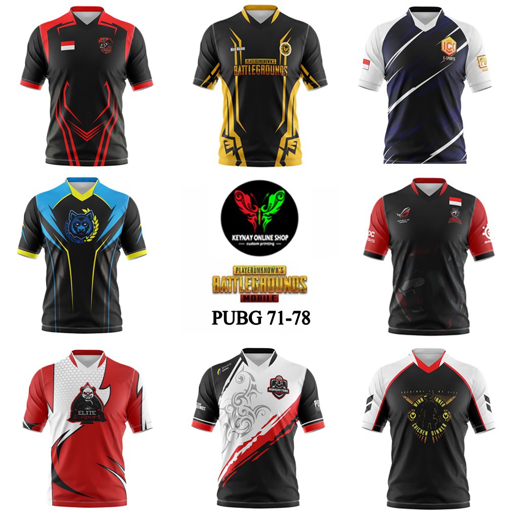 JERSEY GAMING PUBG 71-78