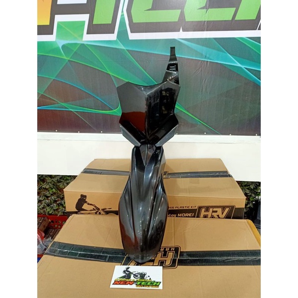 Papan start dan spakbor depan model kx250 universal original HRV - hitam