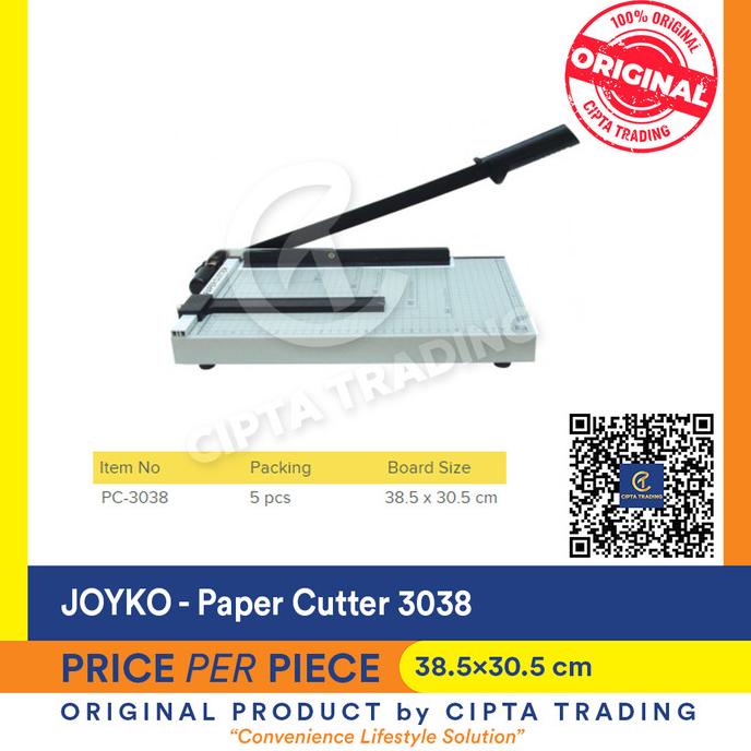 

Paper Cutter - Joyko - B4 Size (Pc-3038) Terbaru