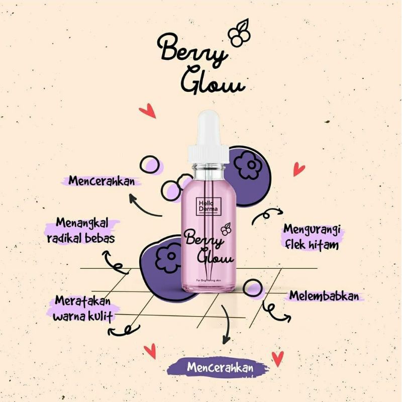 BERRY GLOW SERUM BRIGHTENING BLUEBERRY
