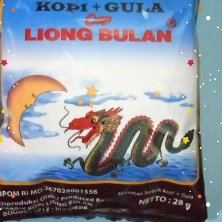 

Kirim LANGSUNG ❊ Kopi Liong Bulan plus gula isi 20 bungkus @28gram``