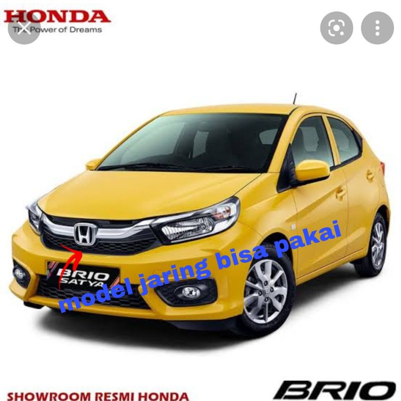 LIST GRILL GRIL HOOD MOLDING CARBON NEW HONDA BRIO SATYA BRIO RS ORI