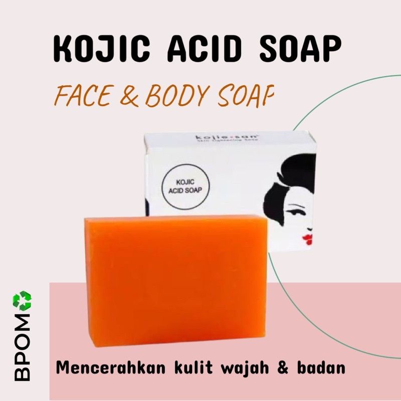 Medan Termurah Sabun segudang manfaat BPOM Lightening soap kojic acid 65g KojieSan