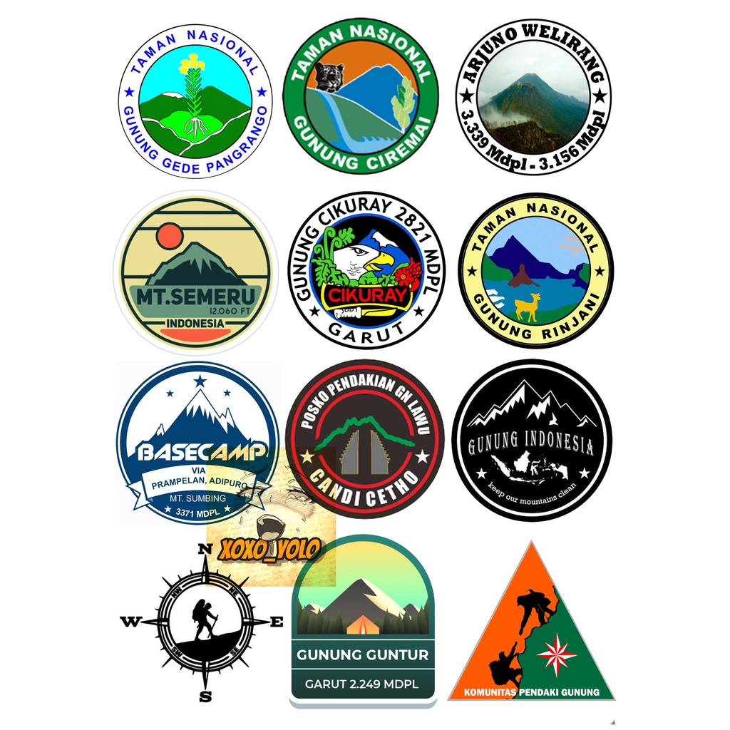 

Stiker Gunung Indonesia