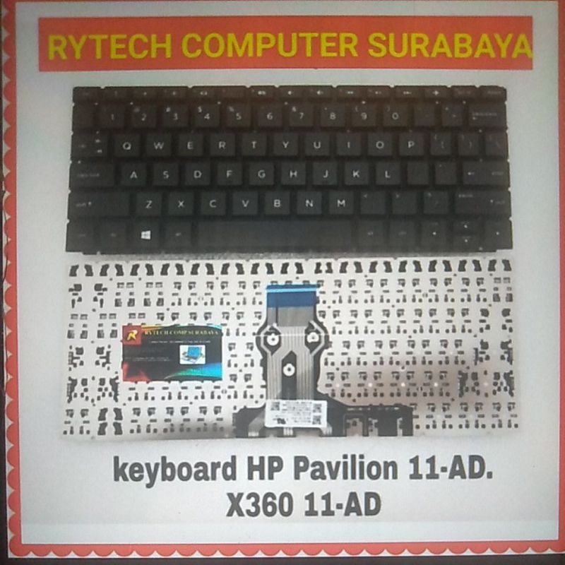 Keyboard HP Pavilion x360 11-AD 11-AD010ca 11-AD018ca 11-AD019tu