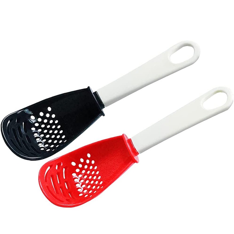 Multifunctional Cooking Spoon, Kitchen Tools, Skimmer Scoop Colander Strainer Grater Masher, Slotted Spoon