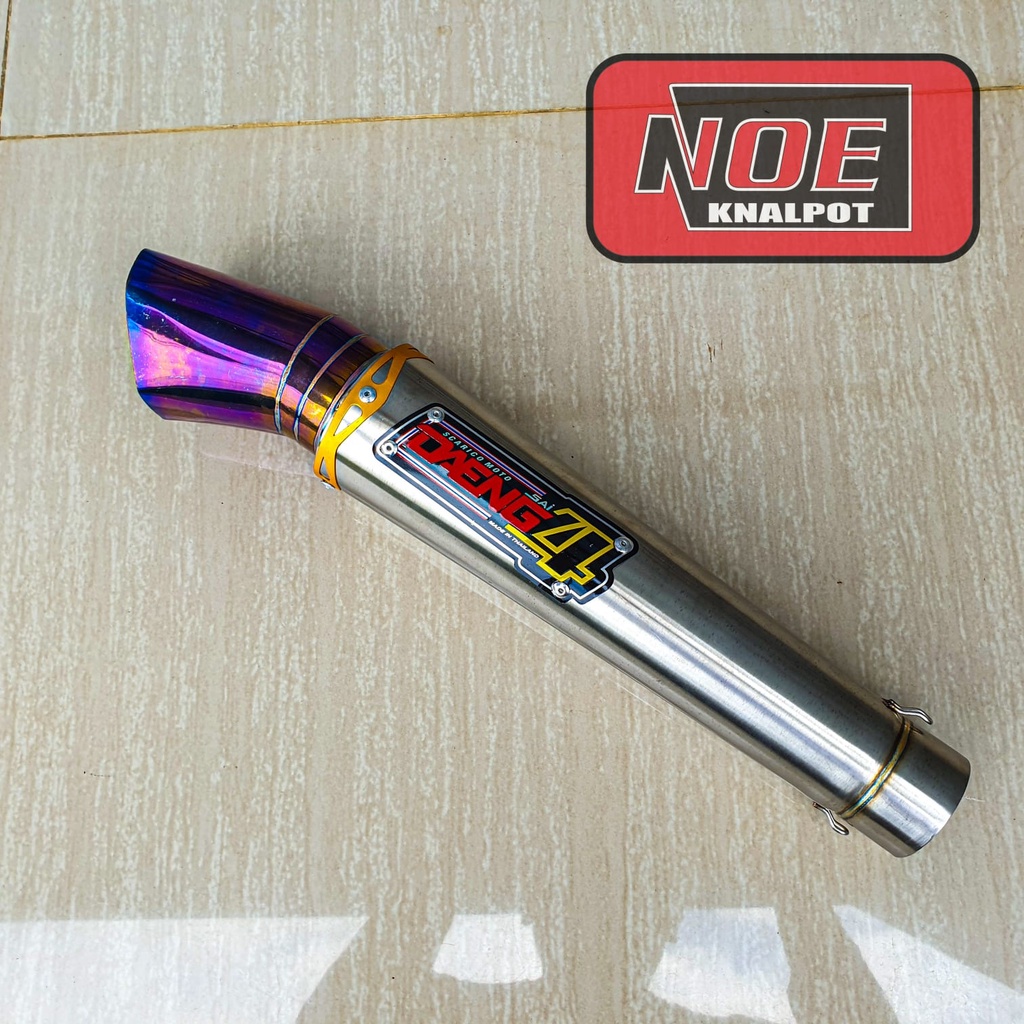 SILENCER KNALPOT RACING DAENG4 CORONG DIAMOND UK 50/51 INLET / Knalpot Daeng4 Knalpot Daeng Sai4