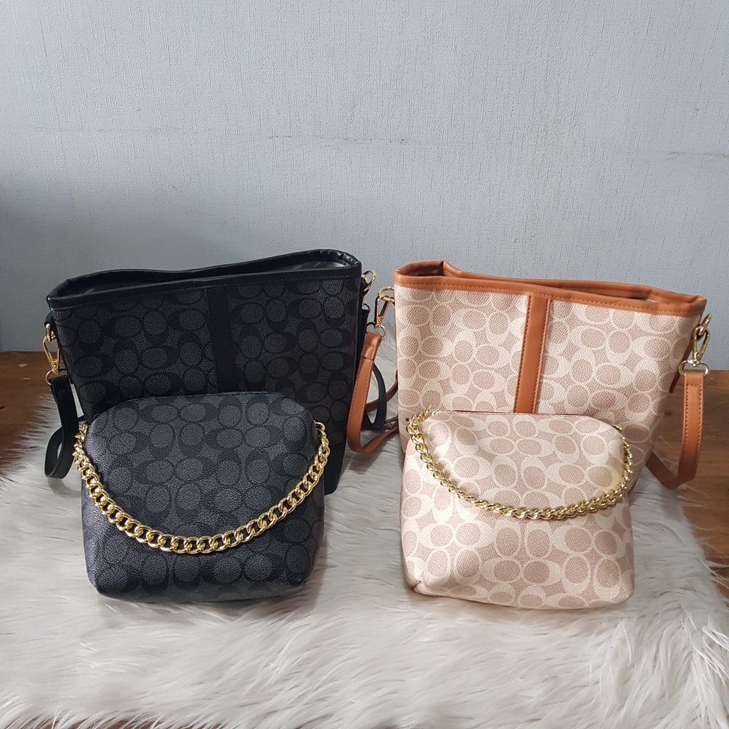 BISA COD! Tas Selempang Wanita Import Model C0achh  Tas Sling Bag Murah 6997