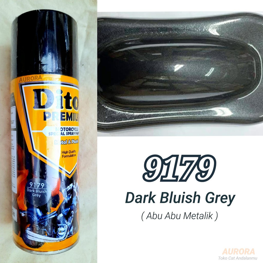 Diton Premium Dark Bluish Grey 9179 Abu Abu Gelap Metalik Metalic Metallic Abu Monyet Lemah Teles