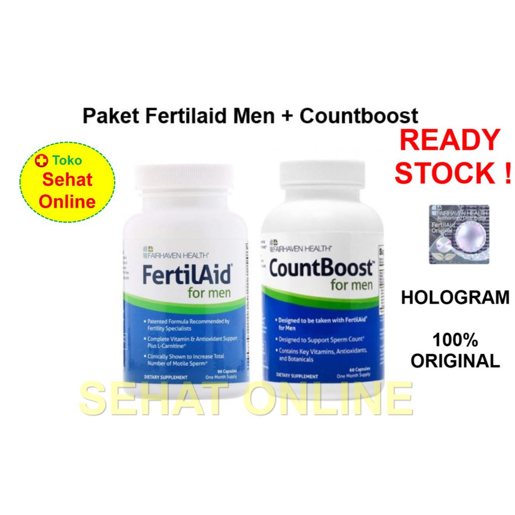 FertilAid for Men 90 Kapsul + Countboost 60 Kapsul