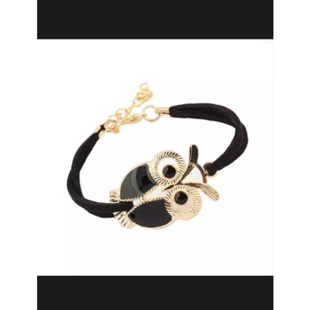 Gelang Owl Burung Hantu Tali Hitam