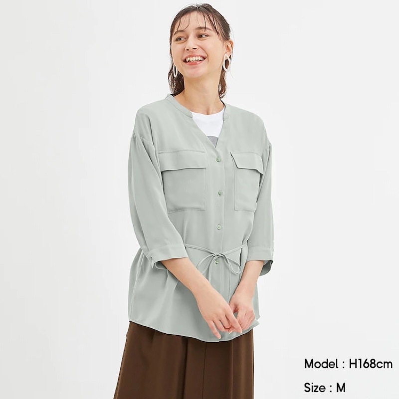 Gu Pocket Blouse