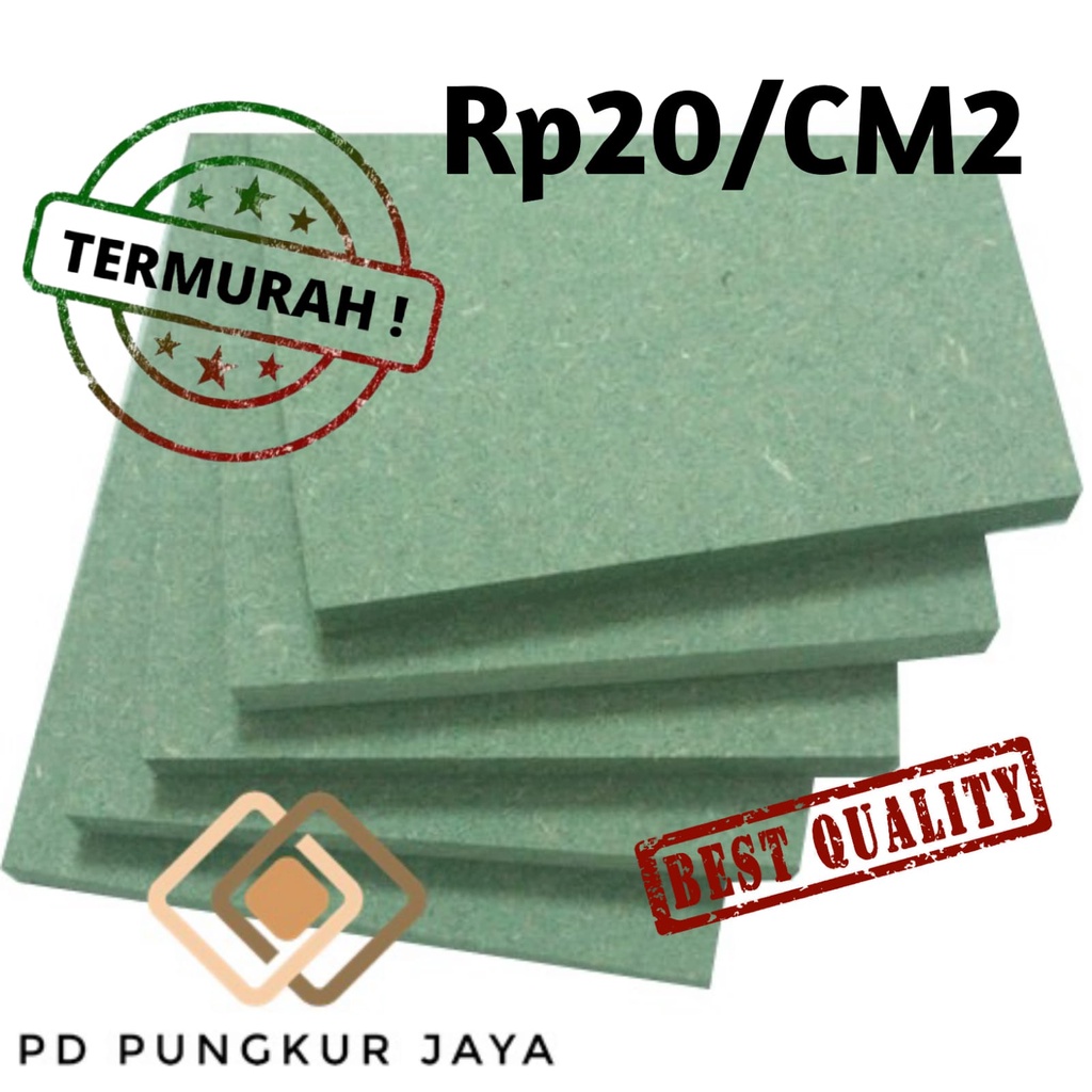 MDF HIJAU / HMR (TAHAN AIR) 18MM CUSTOM