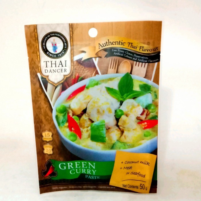 

THAI DANCER GREEN CURRY PASTE 50 GR