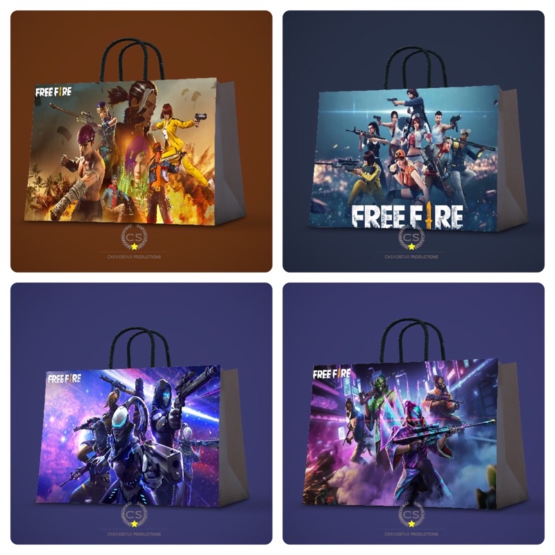 

Paper bag Free Fire Goodie bag Shopping bag Gift box wrapping paper