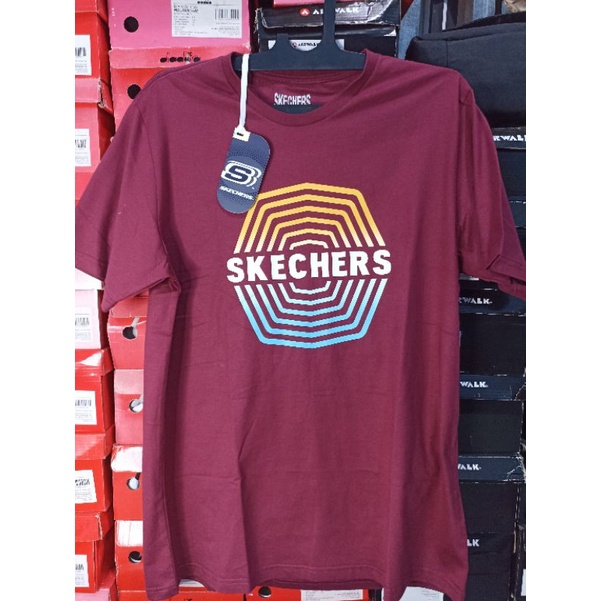 SKECHERS Baju Kaos Original Pria Mera