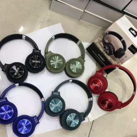 Headset Headphone Hamdsfree Sony XY800BT Bluetooth Wireless Bass Murah