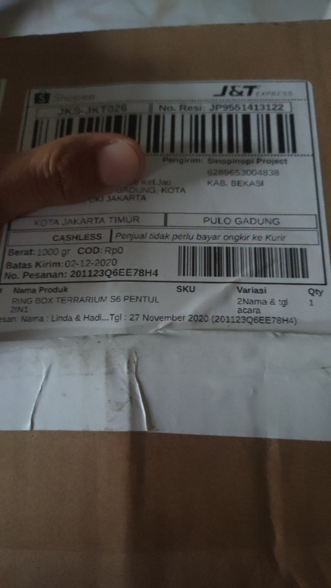 Ring Box Terrarium S6 Pentul 2in1