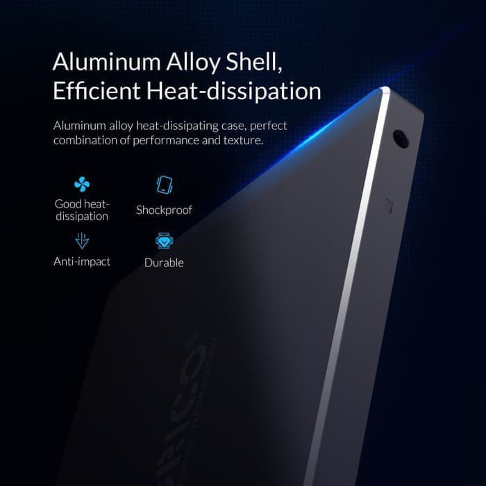 SSD ORICO 256GB 2.5&quot; 3.0 SATA III 6GBPS ALUMINUM TLC 3D NAND FLASH TROODON H100 256G - SOLID STATE DRIVE 2.5 INCH