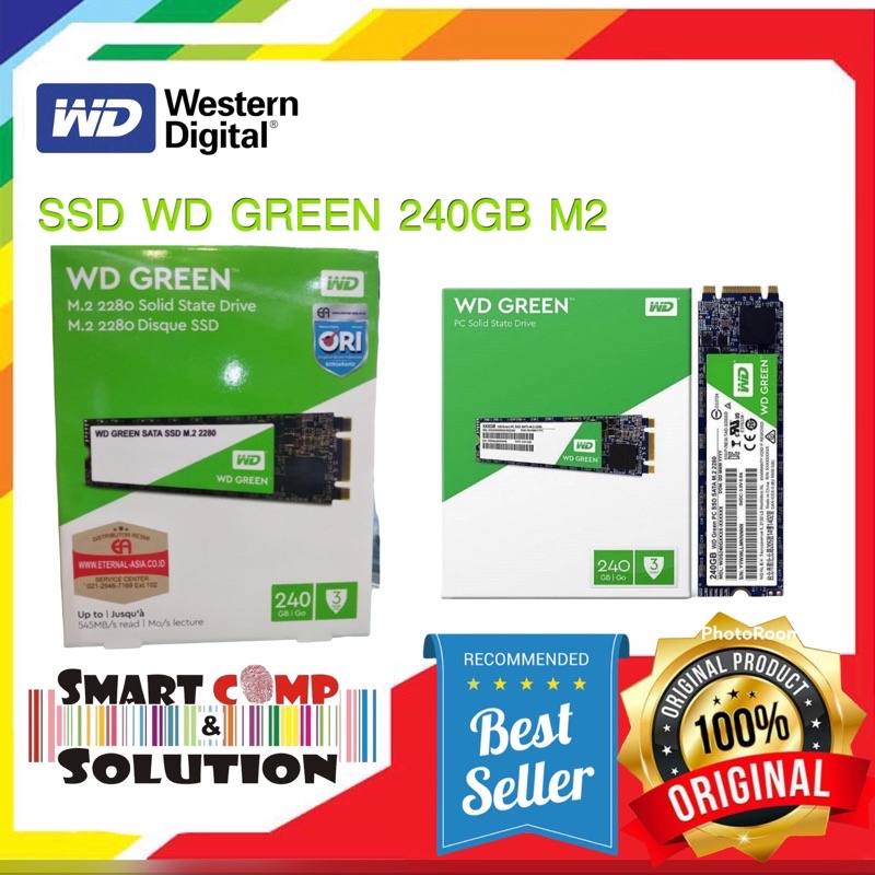 SSD WD Green 240GB M.2 2280 ORI - SSD M2