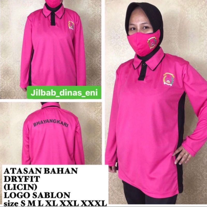 SERAGAM OLGA BHAYANGKARI NUSANTARA TERBARUBahan DRYFIT (LICIN)