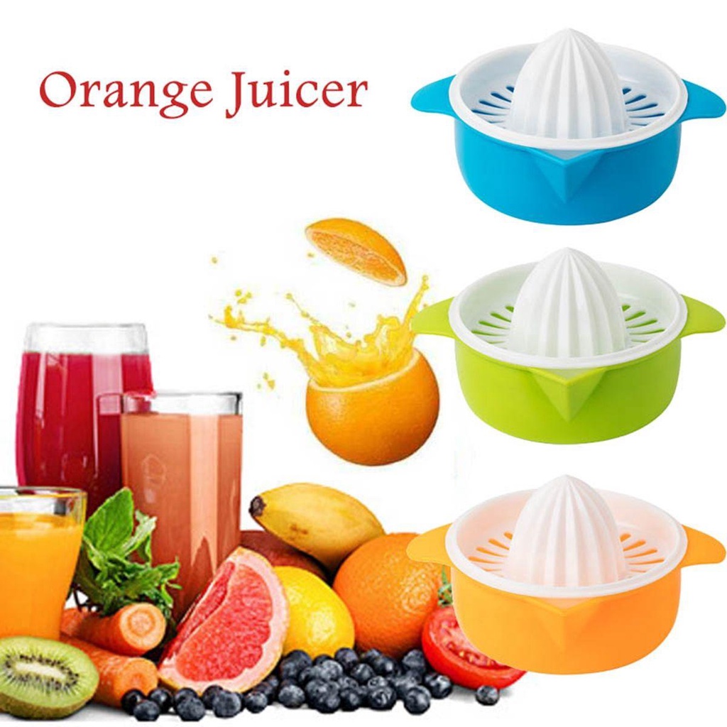 [Elegan] Alat Peras Jeruk Lemon Multi Fungsi Praktis Buah Gadget Dapur Manual Plastik Citrus Presser