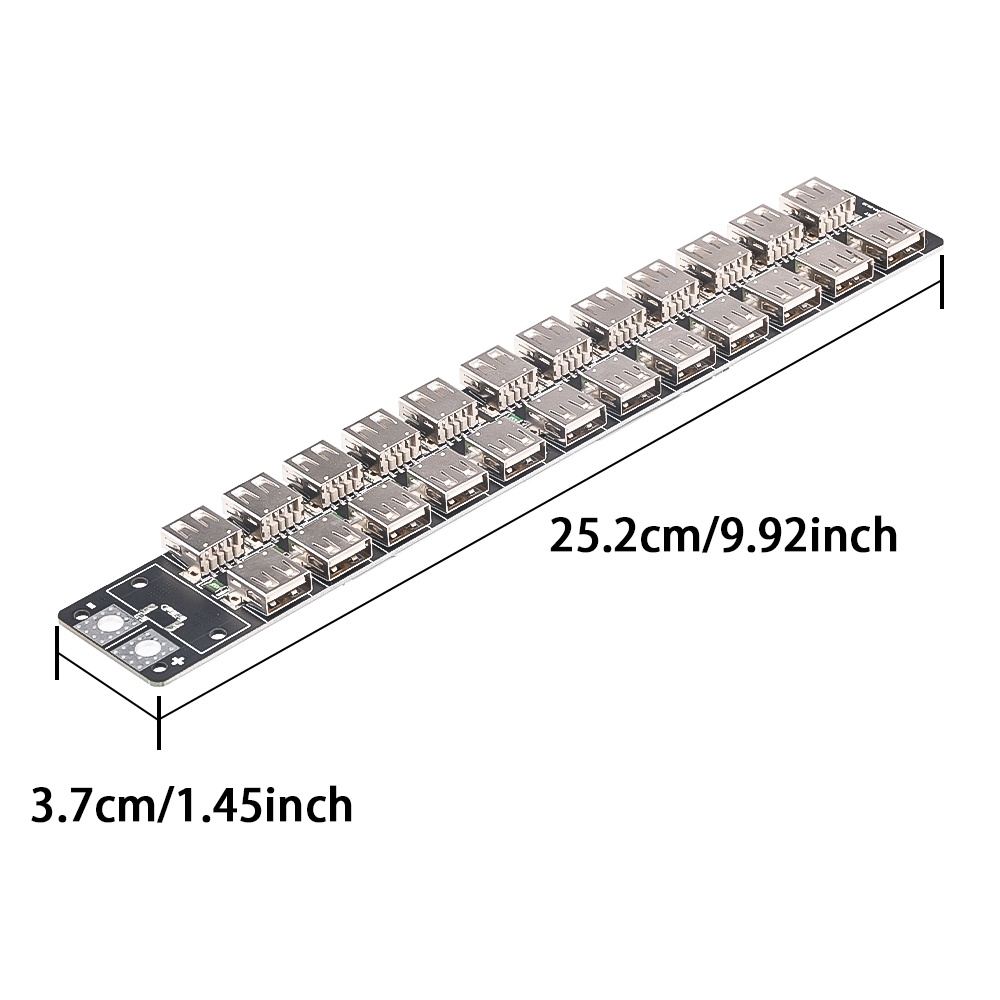 4.8-5.2V  USB Charger 24-Port Fast Charging Socket Power Supply Board Double-RoB6