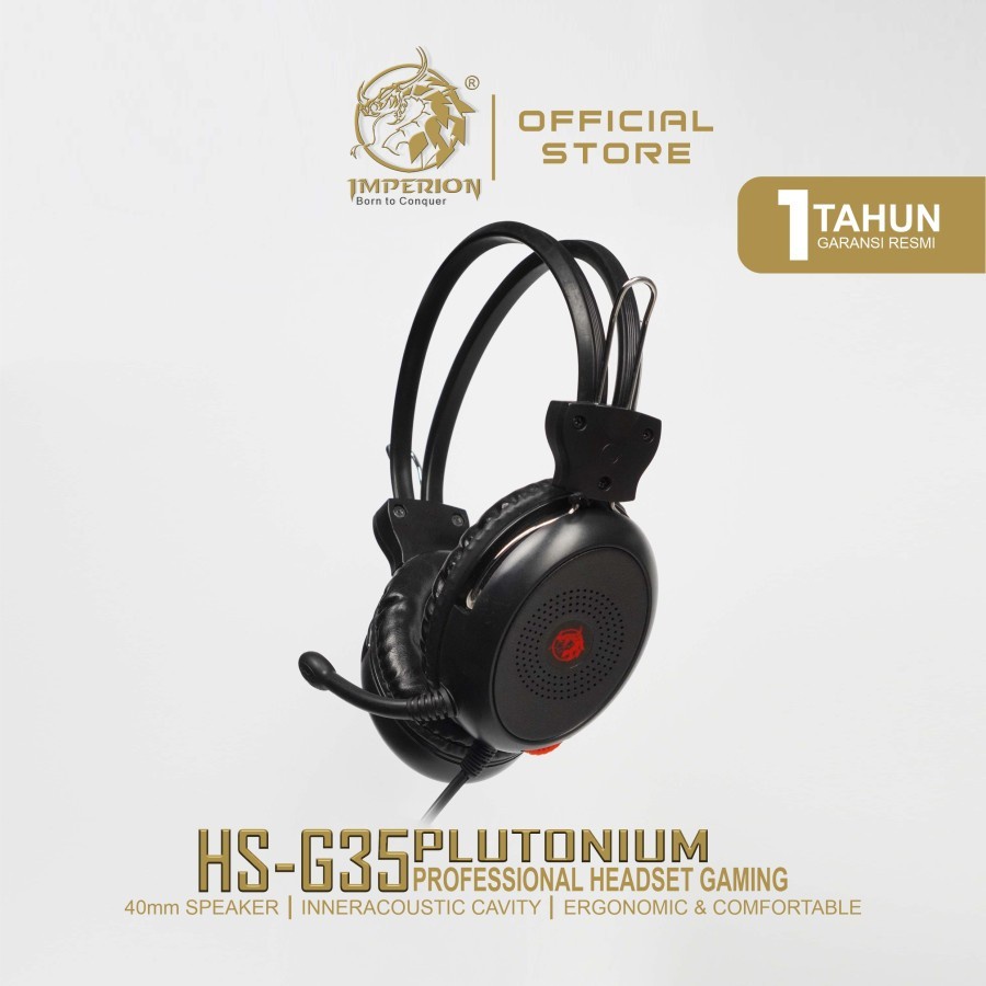 Headset Gaming Imperion HS-G35 Plutonium, Bass Audio