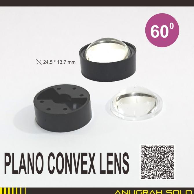 Buruan serbu] LENSA LED PLANO CONVEX LENS 60 DERAJAT HPL