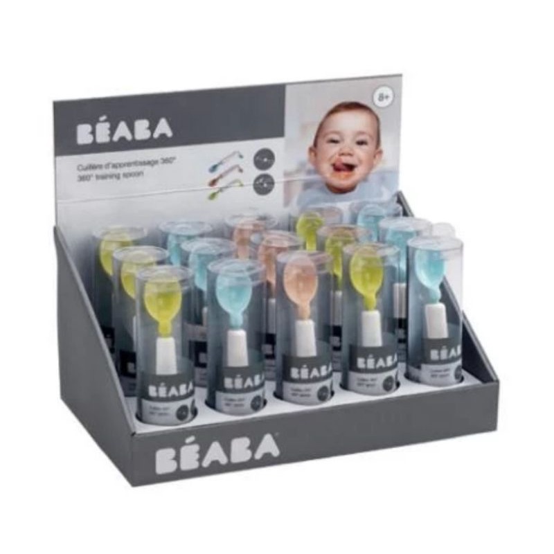 Beaba Training Spoon 360 Assorted - Sendok Makan Bayi