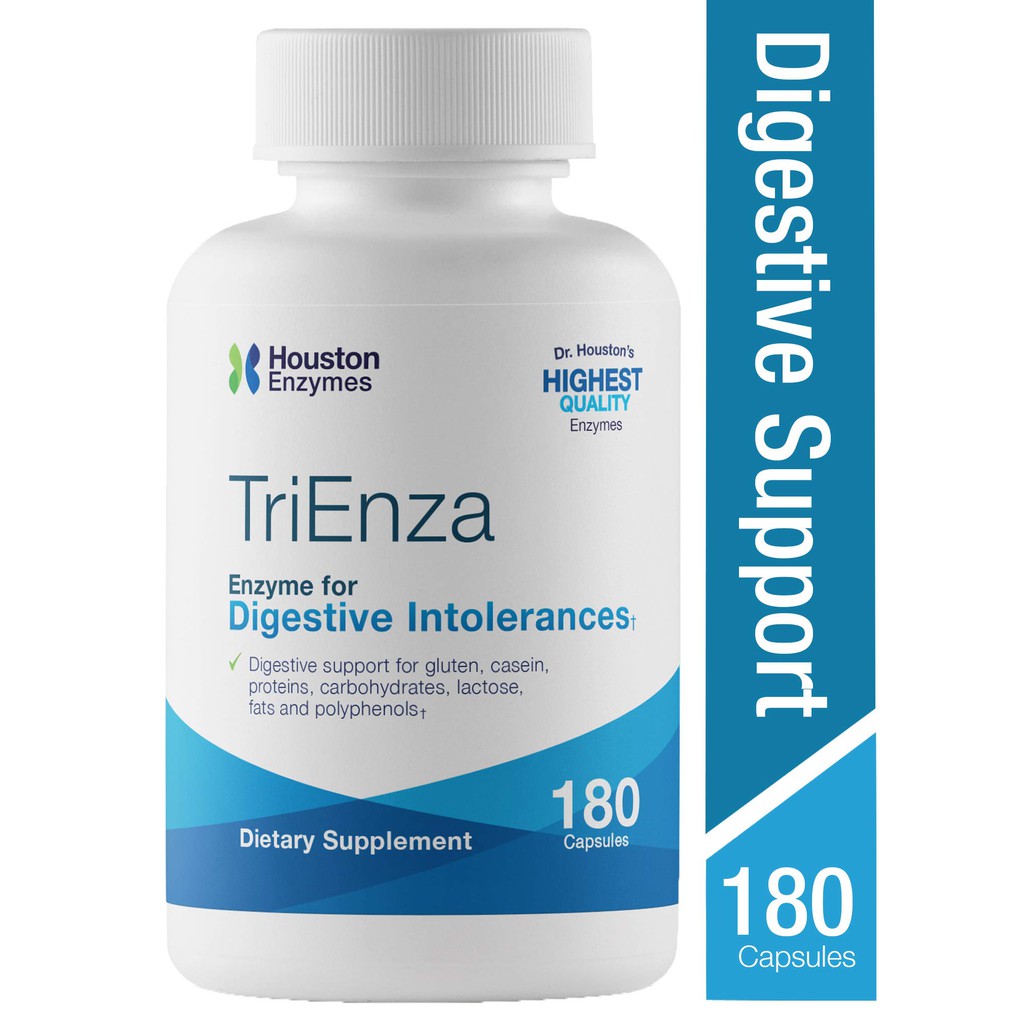 Houston Enzymes Trienza Enzyme Digestive Intolerances 180 Capsule