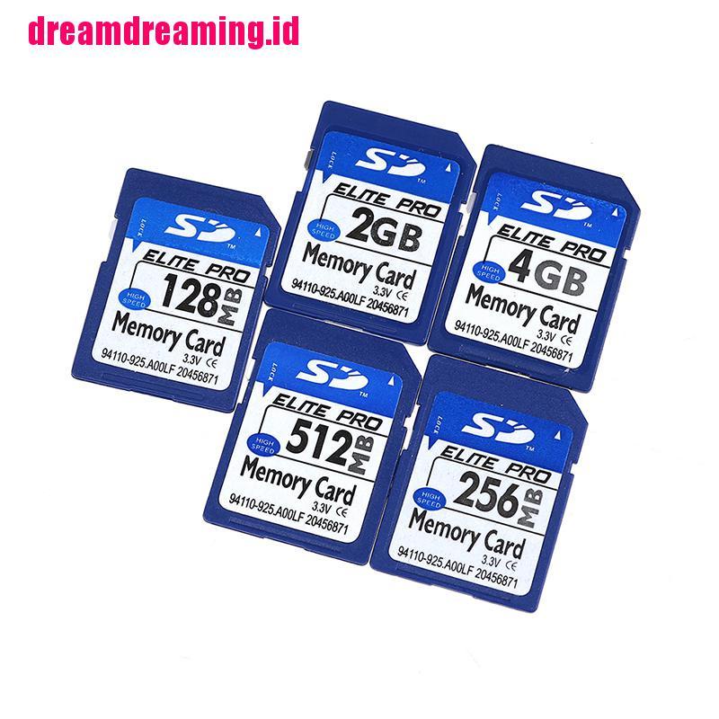 Memory card SD digital 512MB 2GB / 4GB / 128MB