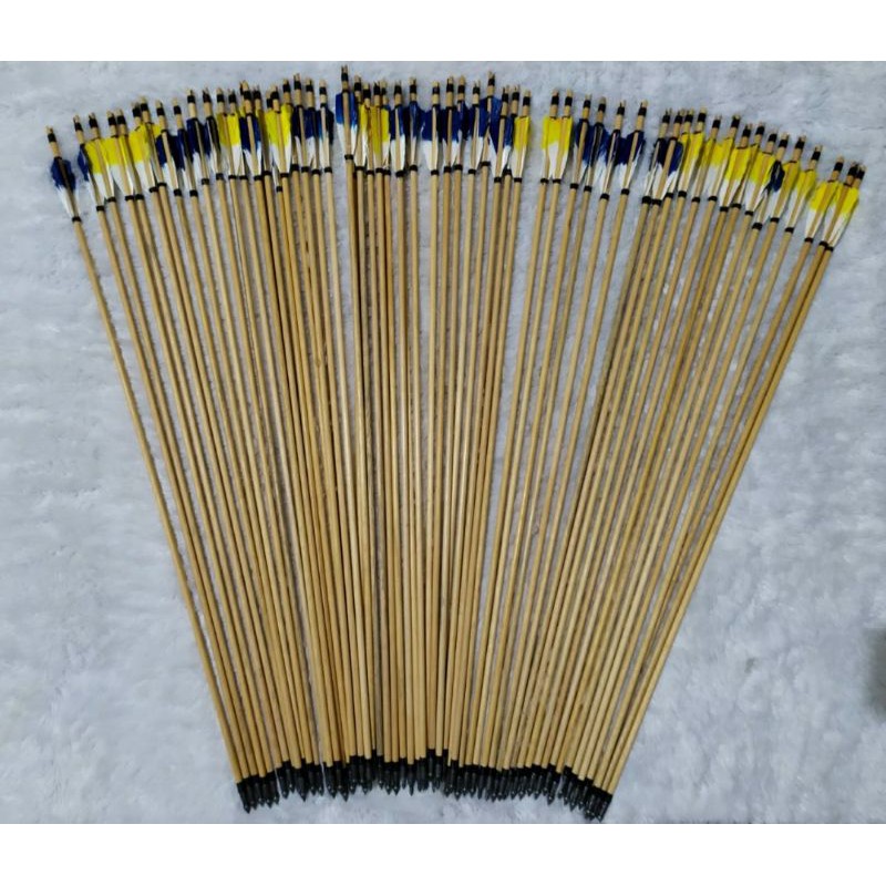 Arrow Kayu Ramin Vanes Bulu Entok Import